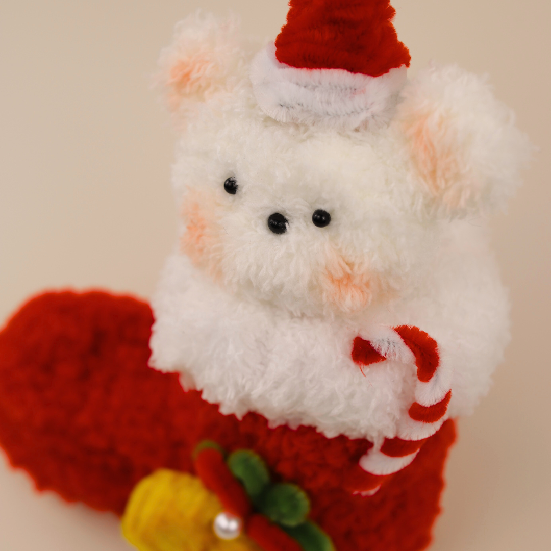 Puppy In Christmas Stocking DIY Kit