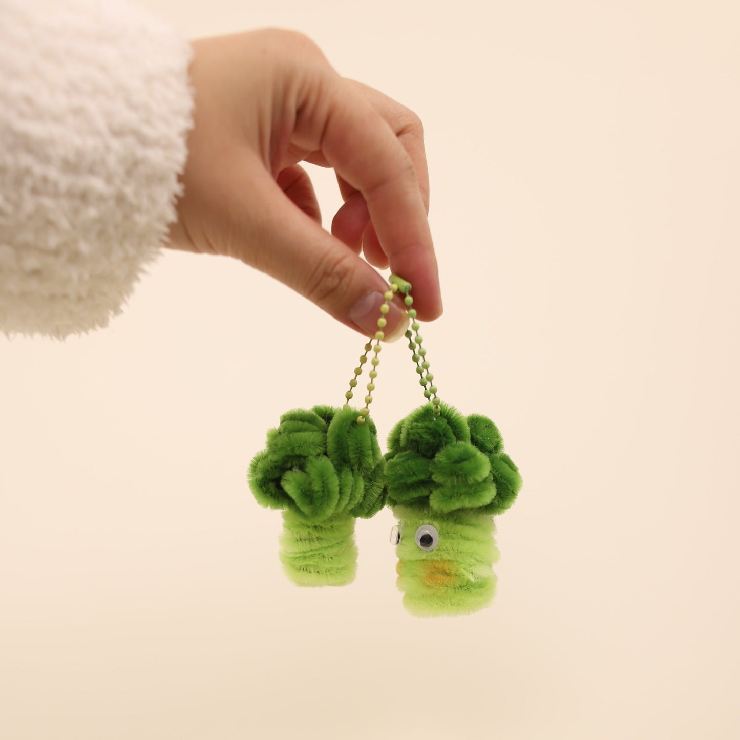 Broccoli Duo Bag Charms DIY Kit