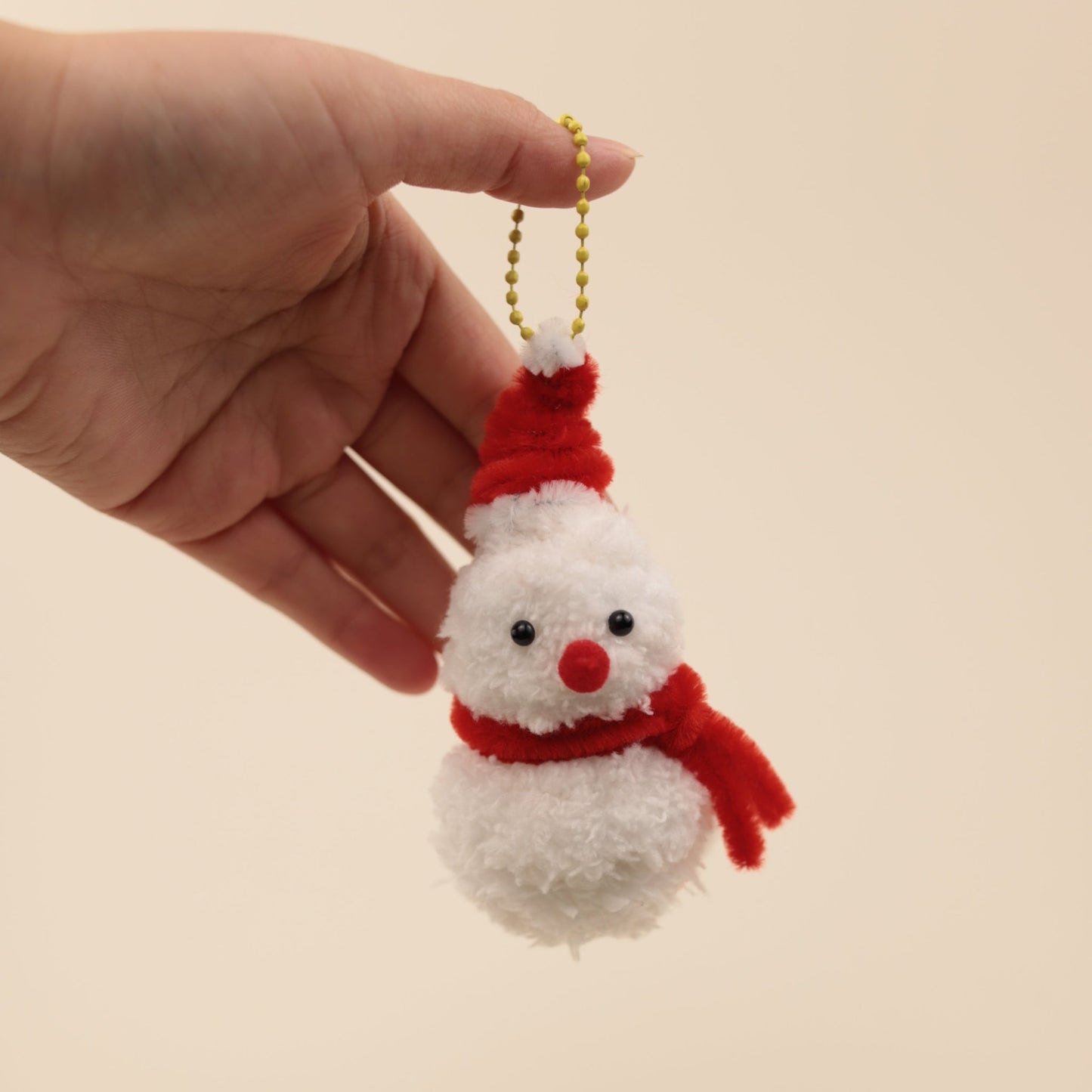 Snowman Bag Charm DIY Kit