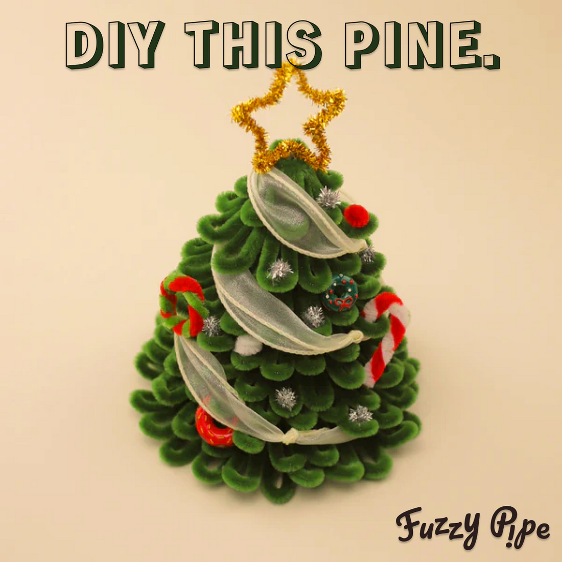 Pipe Cleaner DIY Tutorial Grand Christmas Tree