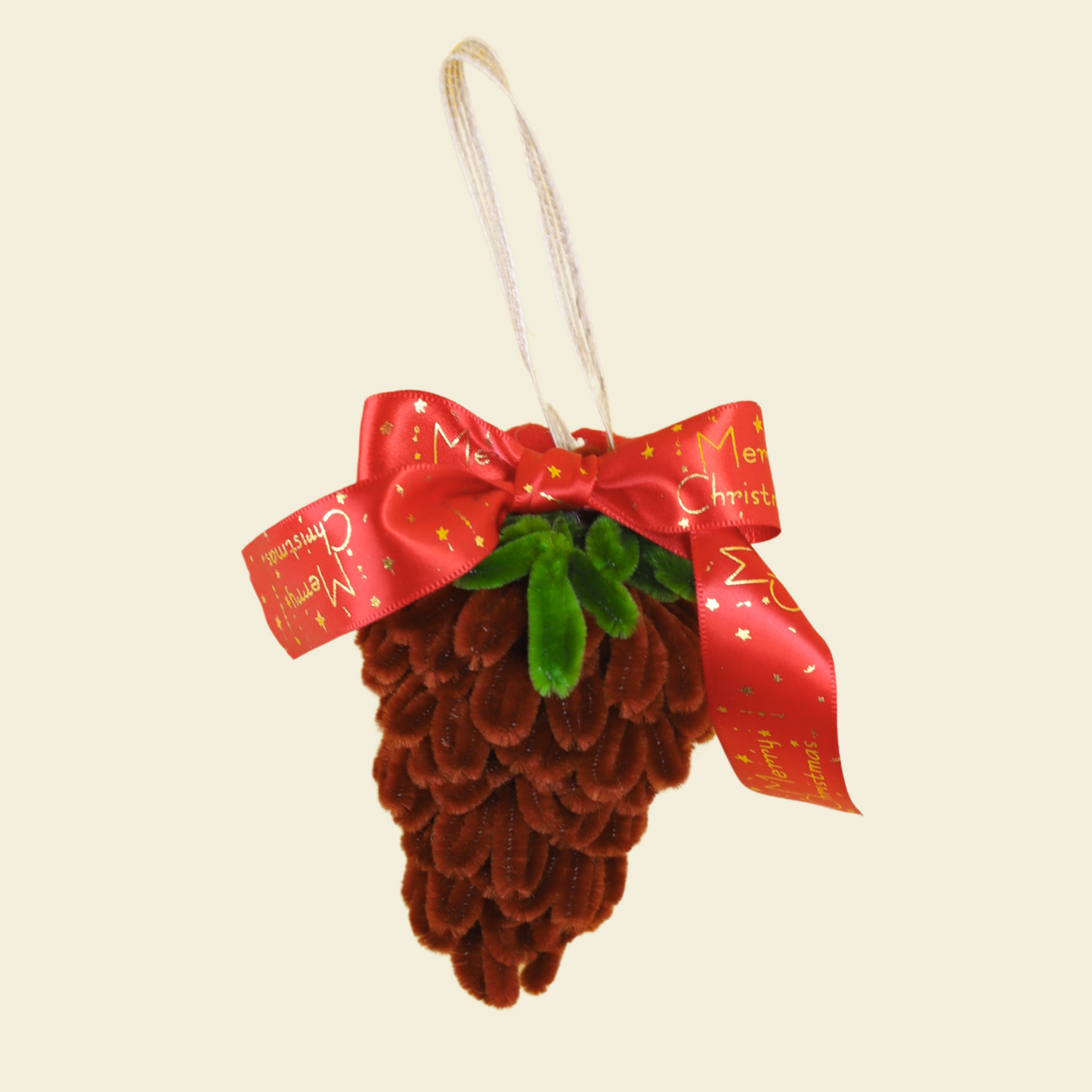 Pine Cone Pair Mistletoe DIY Kit